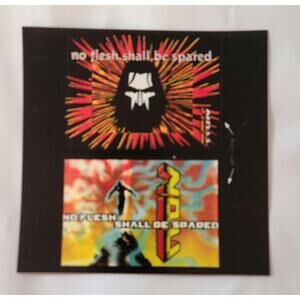 Zombie No Flesh Will Be Spared Promo Stickers, 1996 Windows 95 ZPC, Unused